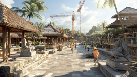 Public Spaces Construction in Bali